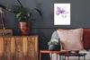 MuchoWow® Poster Blumen - Aquarell - Lila 30x40 cm - Produktbild-Vorschau 2