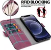 Custodia per cellulare per iPhone 12 / 12 Pro cover flip Anteprima dell’immagine prodotto 4