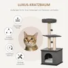 PawHut Katzenkratzbaum Katzenspielzeug Spielseil PB-Platte Produktbild-Vorschau 4