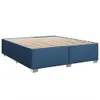 Design Bettgestell ohne Matratze Blau 180x200 cm Stoff, Produktbild-Vorschau 2