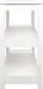 Tavolo consolle bianco 110x40x74 cm in legno di pino Anteprima dell’immagine prodotto 6