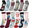 Die Schlümpfe Adventskalender mit 12 Paar Socken Größe Produktbild-Vorschau 2