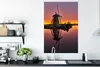 MuchoWow® Poster Windmühlen - Horizont - Nacht 80x120 cm - Produktbild-Vorschau 3