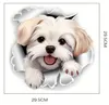 GKA WC Deckel Aufkleber süßer Hund Toilettendeckel Tattoo Produktbild-Vorschau 5