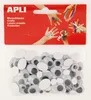 Apli - selbstklebende Bastelaugen, oval, Blister mit 100 Produktbild-Vorschau 1