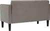 vidaXL Zweisitzer-Sofa Taupe 111 cm Stoff Produktbild-Vorschau 5