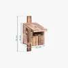 Woodygift Nistkasten Vogelhaus Typ P aus Holz geflammt 14 x Produktbild-Vorschau 4