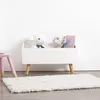 Scatola per giocattoli in MDF bianco 45x58x28cm Modern Deco Anteprima dell’immagine prodotto 2