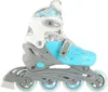 A side view of a pair of children's inline skates. Anteprima dell’immagine prodotto