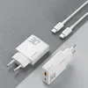 DUDAO Dudao A30EU Adapter 30Watt GaN 1xUSB-C 1xUSB-A USB-C Anteprima dell’immagine prodotto 3