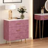 Komoda Vicco Velia Różowy 70 x 78.5 cm z 3 szufladami, Podgląd zdjęcia produktu 2