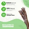 BOGATECO 3 x lemovanie záhonov z lieskových orechov | výška Náhľad obrázku produktu 6