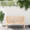 Gartenbank Parkbank 2-Sitzer 111,5x53x71 cm Massivholz Produktbild-Vorschau 3