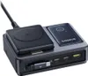 A black Baseus 5-in-1 Qi2 140W charger with a wireless charging pad on top and multiple ports on the front. Anteprima dell’immagine prodotto