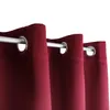 Verdunkelungsvorhang Ösen 140 x 175 cm Bordeaux Vorhang Produktbild-Vorschau 4