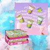 AHA Zuckerwatte 7 bunte Sorten 72 x 20g im Becher wie auf Produktbild-Vorschau 5