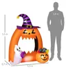Halloween, nafukovací dekorace ve tvaru dýně – dekorativní Náhled obrázku produktu 4