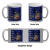Weihnachten Glitzer-Kaffeebecher mit Rentier Motiv in Blau Produktbild-Vorschau 4