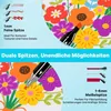 Marker Stifte Set, 204+2 Farben Filzstifte, Doppelspitzen,  Produktbild-Vorschau 4