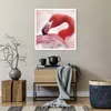 Poster - Poster ohne Rahmen - Flamingo Vogel Porträt - Produktbild-Vorschau 6
