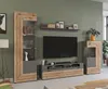 Wandregal Freno in Eiche und Basalt grau Wandboard 140 cm Produktbild-Vorschau 8