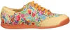 Manitu Damen Slipper aus Leder mit Blumenmuster und Produktbild-Vorschau 4