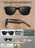 CGID Holz Sonnenbrille Walnuss polarisiert UV400 Schutz Produktbild-Vorschau 6