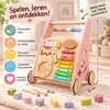 Loopwagen van hout – Loopwagen voor baby's | 38 x 32 x 46 Productafbeelding-voorbeeld 2