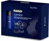 The image shows the packaging of a Neno Camino double cordless electronic breast pump. Podgląd zdjęcia produktu