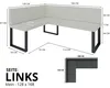 Eckbank Akiko NINA Metal [] -128x168 LINKS-SOFT 11- Produktbild-Vorschau 3