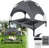 XMTECH Lit pour chien avec toit Lit pour animaux Voir les images du produit 1