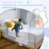 LZQ 150cm Skládací zábrana na postel, zábrana na dětskou Náhled obrázku produktu 15