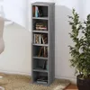 vidaXL Polička na CD sivá Sonoma 21x20x88 cm odvodený Náhľad obrázku produktu 3