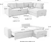 Ecksofa-Dauerschläfer Boxspring Federkerncouch Topper Produktbild-Vorschau 7