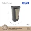 Rotho Pfandflaschen-Sammler 50L Fabu - inkl. 2 Stoffbeutel Produktbild-Vorschau 5