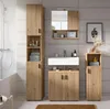 A modern bathroom with wooden furniture. Produktbild-Vorschau