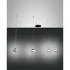 Fabas Luce Arabella LED Glas-Pendelleuchte 4-flammig Amber Produktbild-Vorschau 1