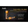 A marketing image showcasing Fenix rechargeable batteries with product features and certifications. Náhľad obrázku produktu