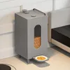 Trockenfutterspender Grau 20L Katze Hund Futterspender Produktbild-Vorschau 3