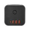 Prolunga per prese di corrente KOBI LINEA PRO CUBE C Nero Anteprima dell’immagine prodotto 5