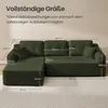 VASAGLE Modulares Sofa, Ecksofa mit Liege links, 242 cm Produktbild-Vorschau 5