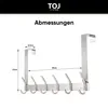 TOJ Living Türgarderobe - 43CM - 12 Haken - Türhaken - Produktbild-Vorschau 4