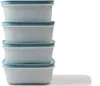 TUPPERWARE Gefrier-Behälter 450 ml gelb-weiß (4) Produktbild-Vorschau 1