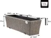 CASARIA® Blumenkasten 4er Set 11 Liter Montagehalterung Produktbild-Vorschau 2