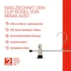 MAWA Kleiderbügel mit Clips, 10er-Set, rutschfest, 30 cm, Produktbild-Vorschau 3
