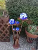 Edelrost Glasblume Blumenzauber, 120 cm, blau Produktbild-Vorschau 1
