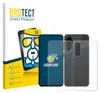 A product shot of a screen protector for a smartphone, with packaging and the phone itself shown. Produktbild-Vorschau