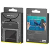 The image shows the front and back of the product packaging for a waterproof phone bag. Anteprima dell’immagine prodotto