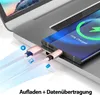 USB-C Kabel Nylon Schnell Ladekabel Datenkabel für Samsung Produktbild-Vorschau 3