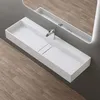 doporro Vasque à Poser Blanc Mat avec Bonde Lavabo de Salle Voir les images du produit 1